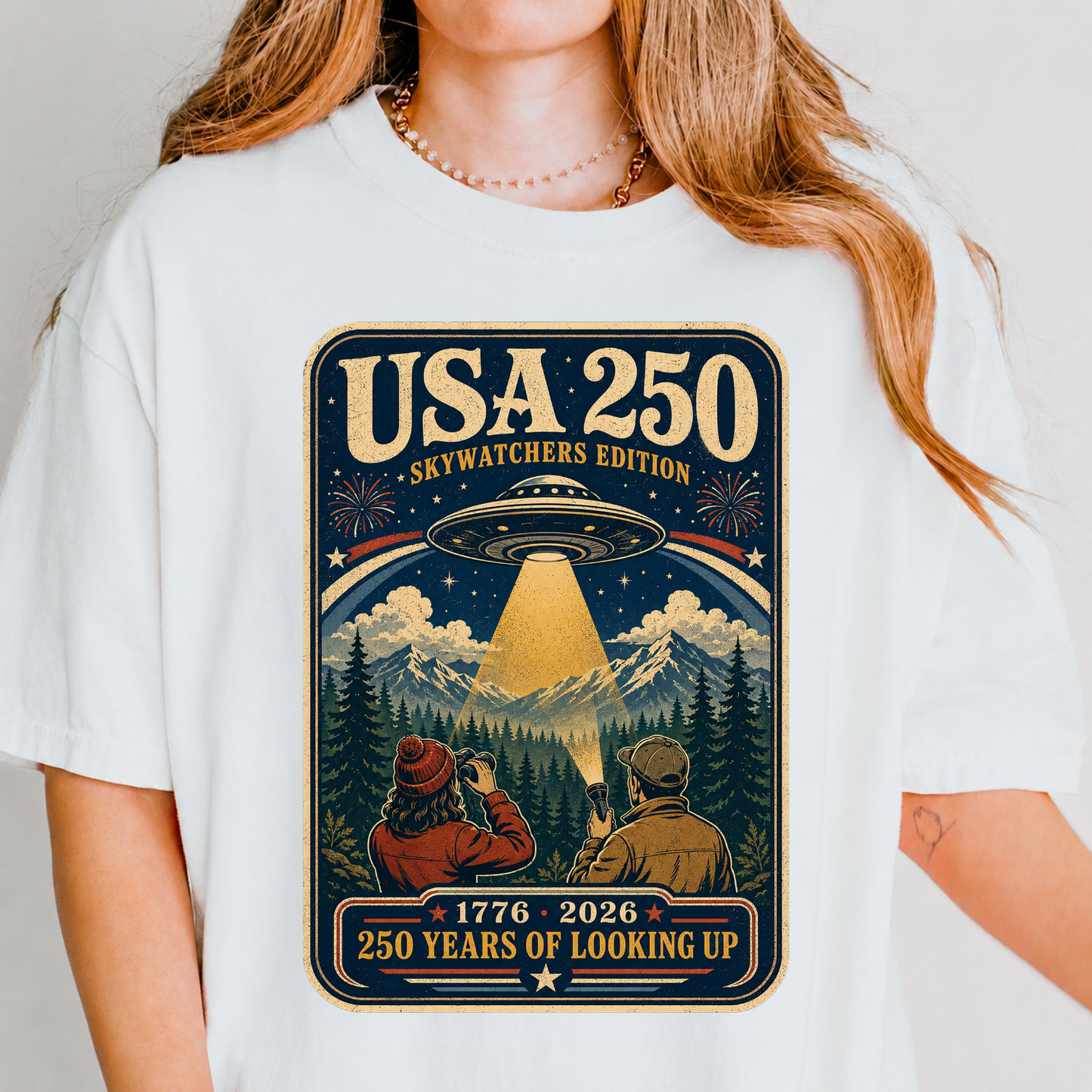 USA 250 Skywatchers Edition UFO Tee