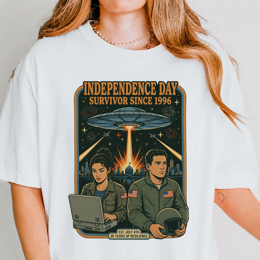 Alien Invasion Survivor 1996 Tee