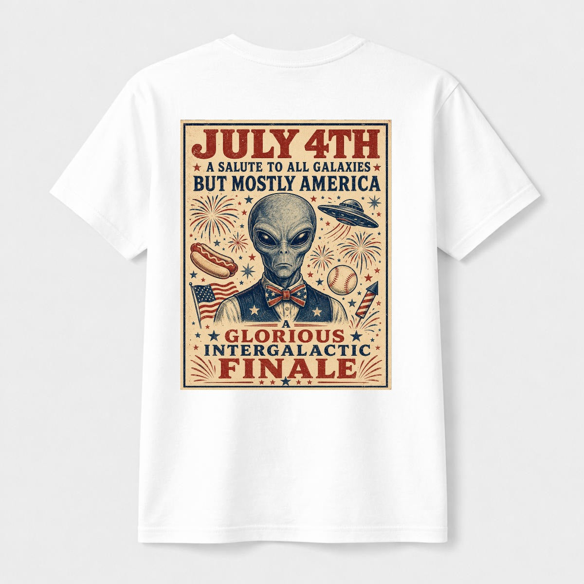 July 4th Intergalactic Finale Alien Tee