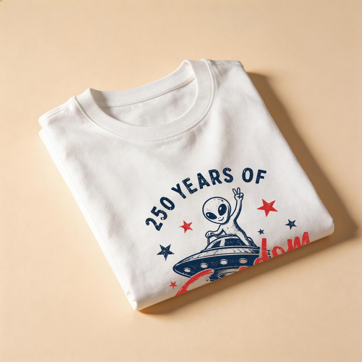 250 Years of Freedom Alien UFO Tee