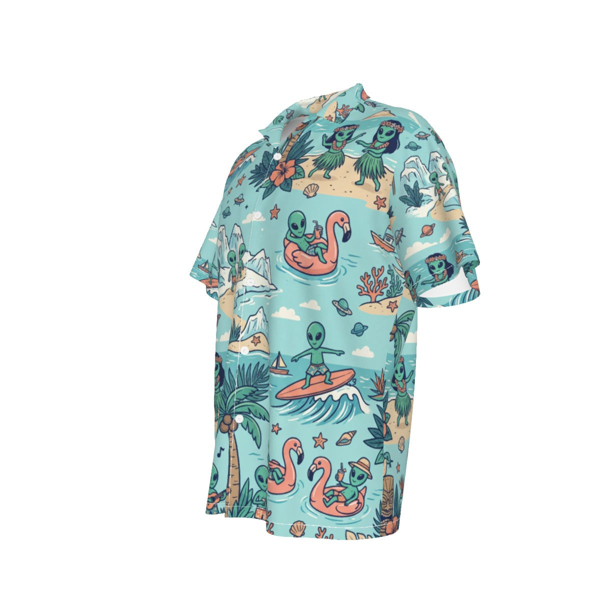 Alien Vacation Hawaiian Shirt