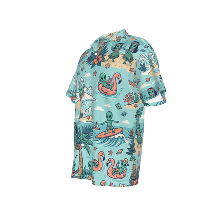 Alien Vacation Hawaiian Shirt