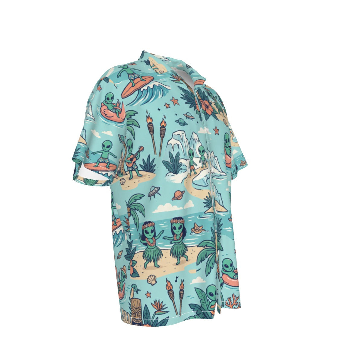 Alien Vacation Hawaiian Shirt