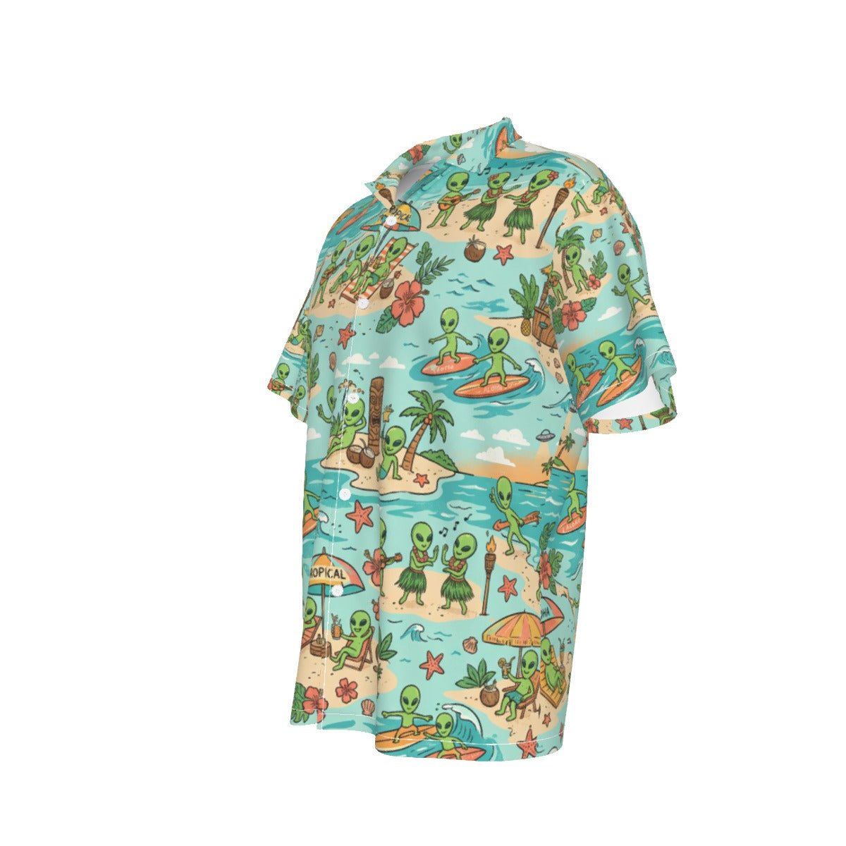 Alien Island Hawaiian Shirt