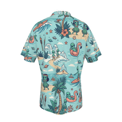 Alien Vacation Hawaiian Shirt