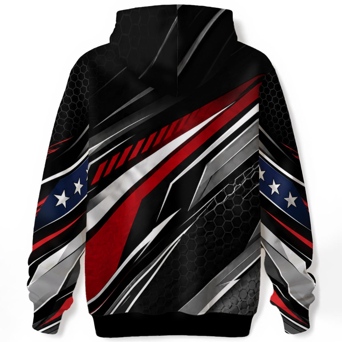 American Biker Work Less Ride More Pullover Hoodie