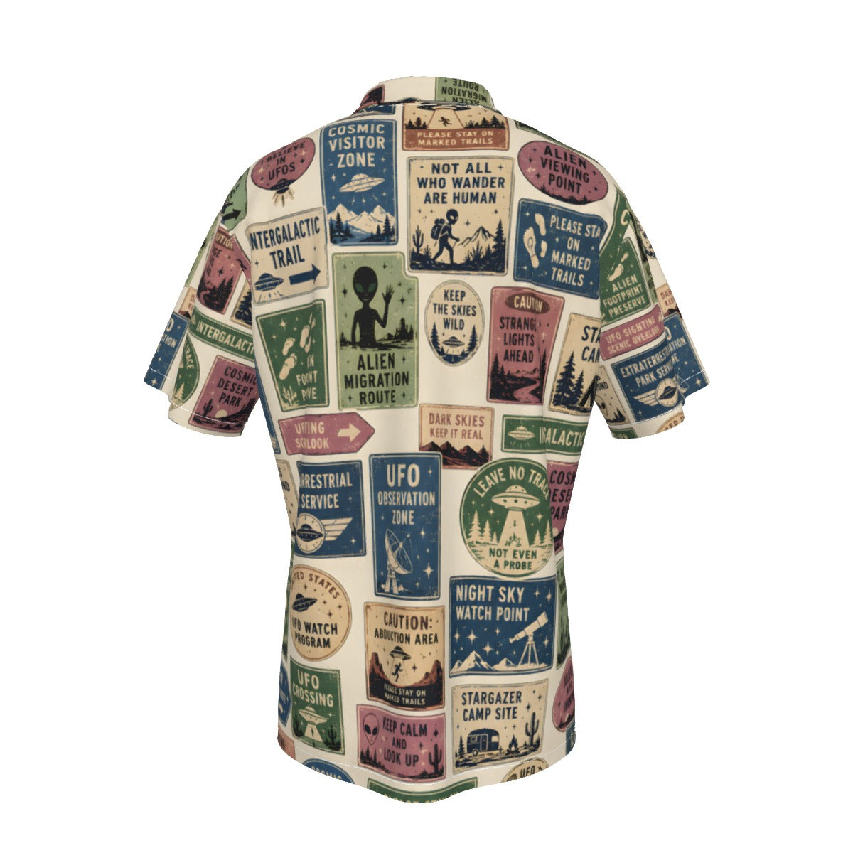 Alien Migration Route Hawaiian Shirt