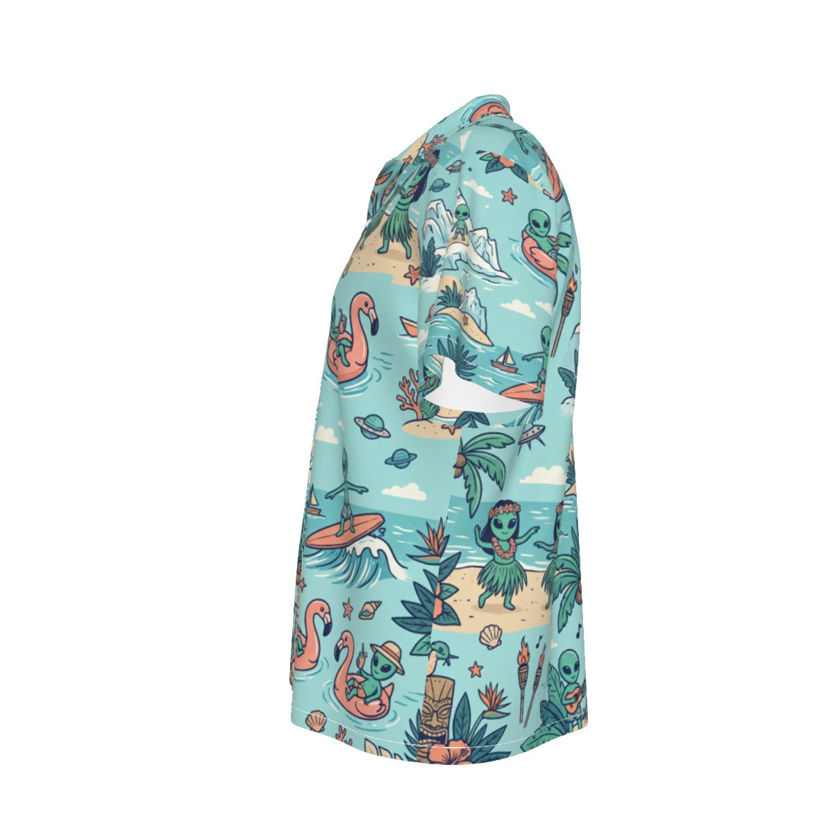Alien Vacation Hawaiian Shirt