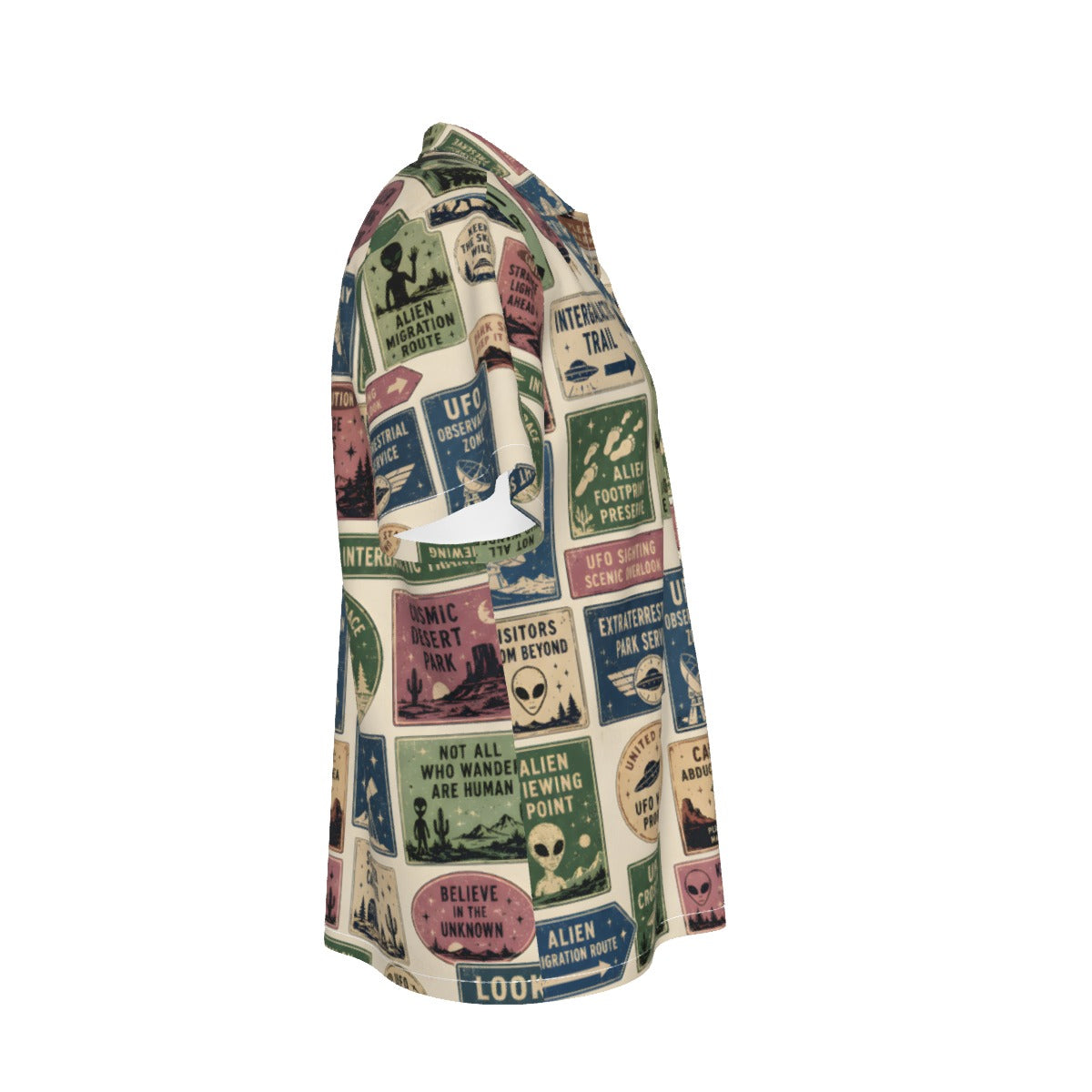 Alien Migration Route Hawaiian Shirt