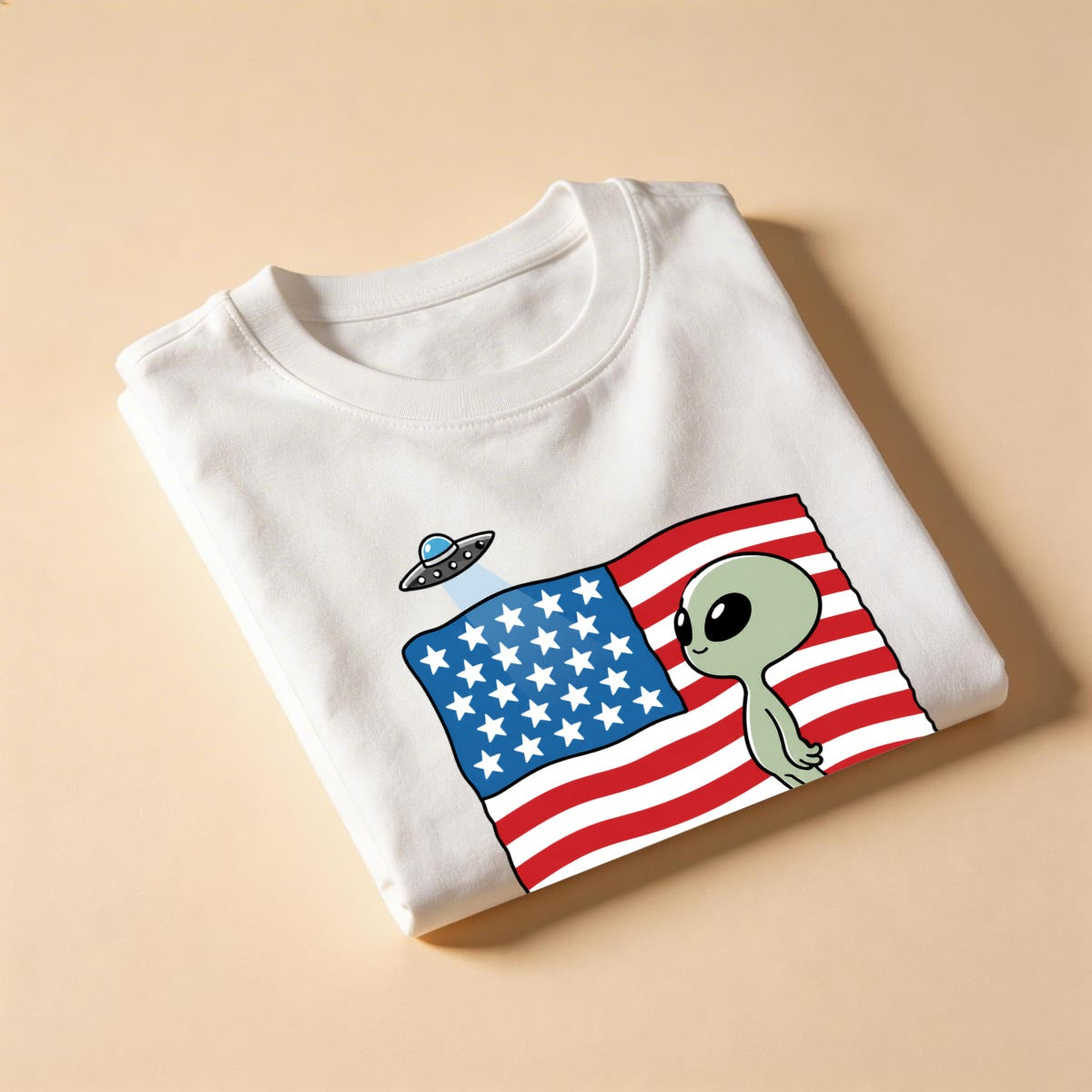 First Contact Est. 1776 Alien Tee