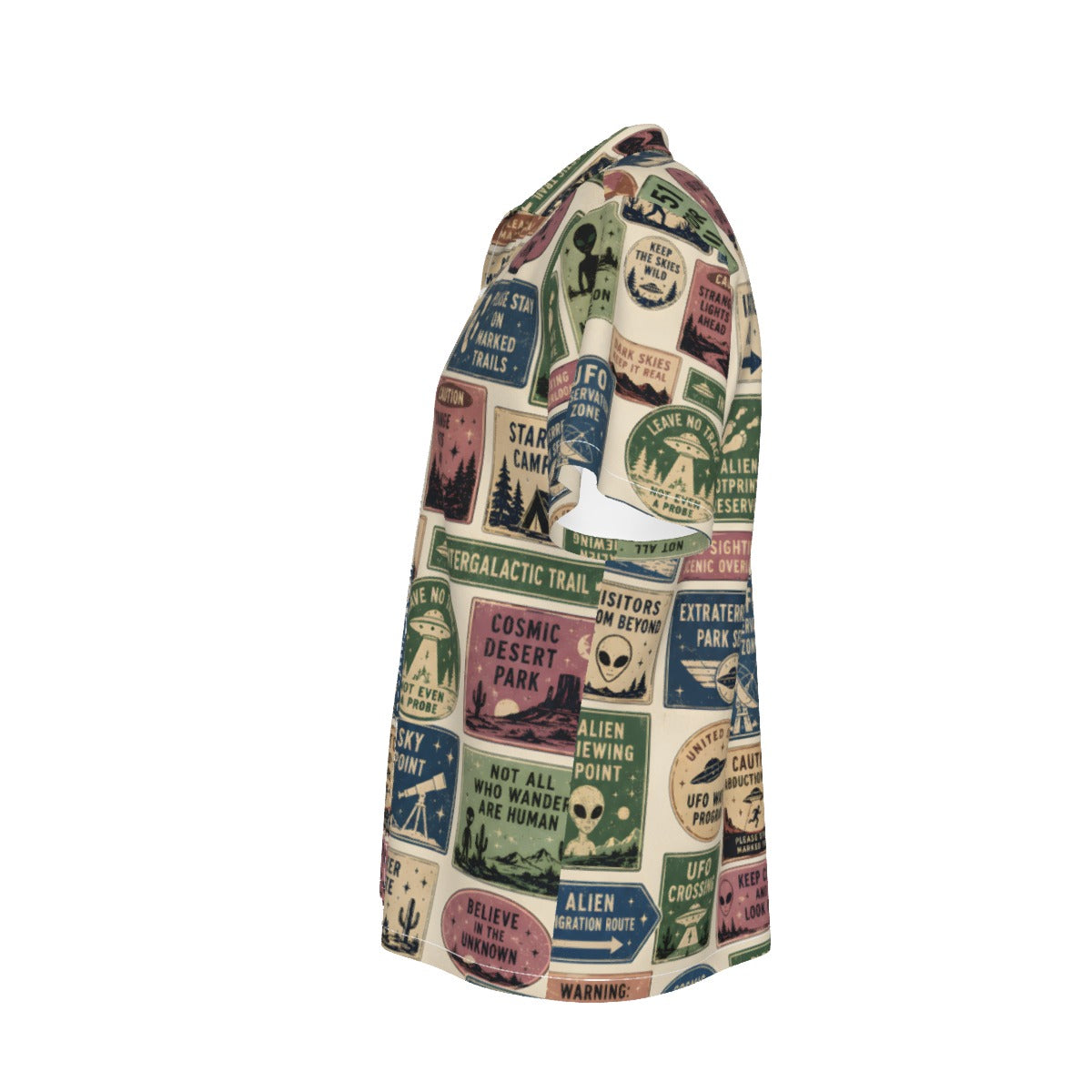Alien Migration Route Hawaiian Shirt