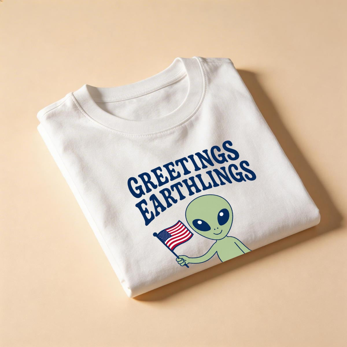 Greetings Earthlings 4th of July Tee