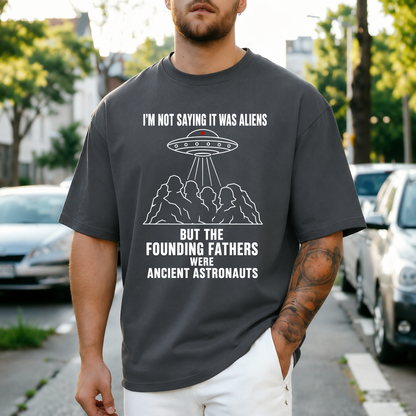 Founding Fathers Ancient Astronauts Tee