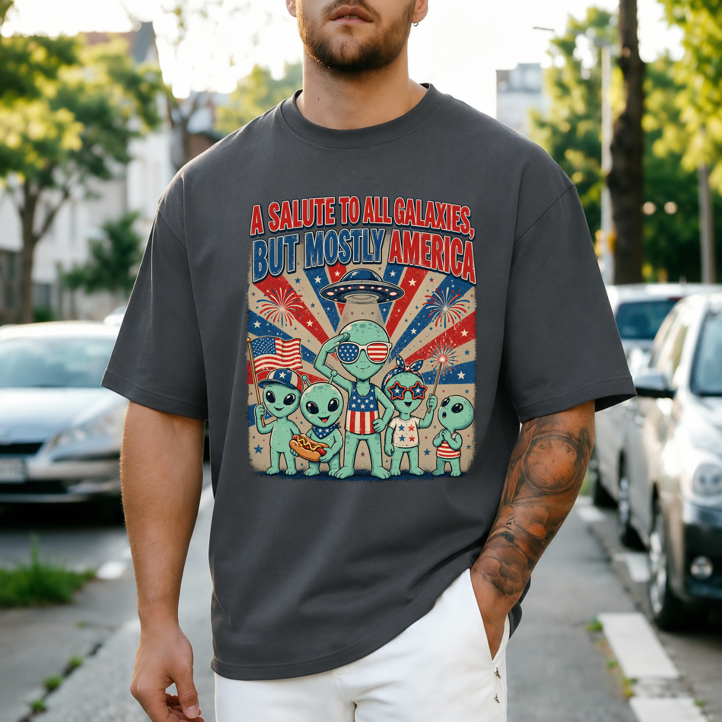 A Salute To All Galaxies Shirt