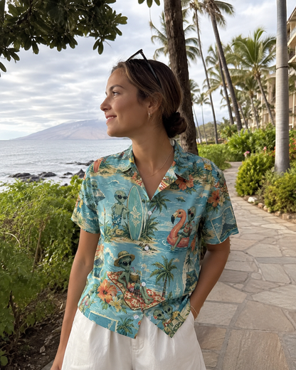 Alien Paradise Hawaiian Shirt