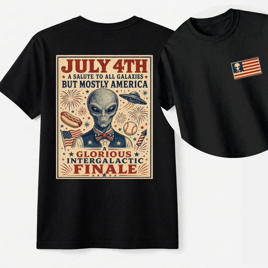 July 4th Intergalactic Finale Alien Tee